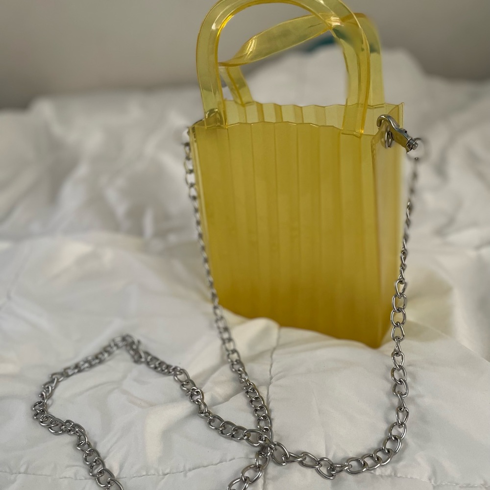 Yellow Statement Jelly Purse